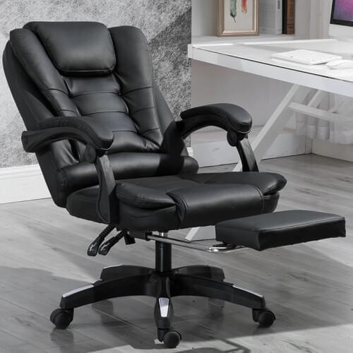 Computer Gaming Chair Lying Massage Lifting Rotatable Armchair Footrest Office Adjustable Swivel Leather Executive Massage Chair