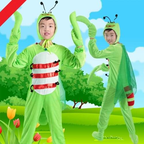 Green Mantis Costumes Animal Cosplay Costume Children Funny Stage Perforamnce Dance Clothes