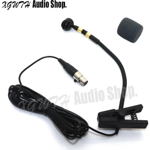 Music Instrument Microphone Condenser Instrument Gooseneck Microfone for Shure AKG Samson Wireless Stage Performance