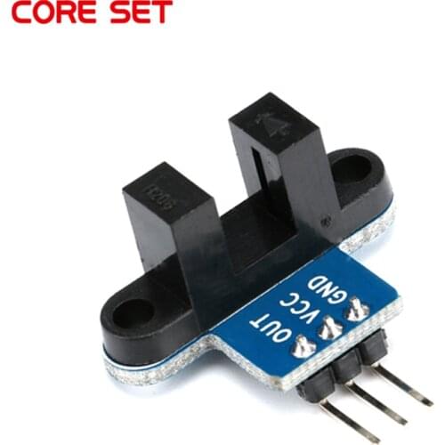 2Pcs/lot IR Infrared Slotted Optical Speed Measuring Sensor Detection Optocoupler Module For Motor Test