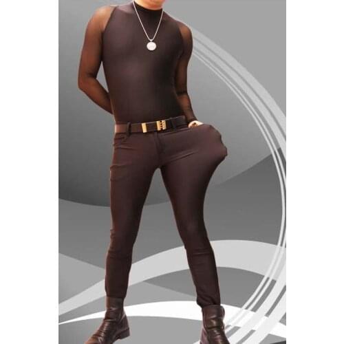 Charm Coffee High-elastic Lycra Fashion Casual Pants Tight Feetboots, Pencil pants