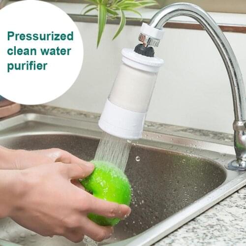 Tap Water Purifier Clean Kitchen Faucet Washable Ceramic Percolators Filtro Rust Bacteria Water Impurities Replacement Filter