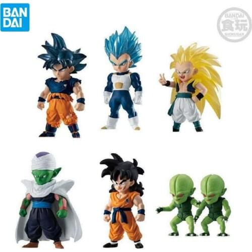 Bandai Original Shokugan Dragon Ball Super Adverge 11 Figure Piccolo Goku Yamcha Vegeta Action Anime Figure Model Toys for Boys