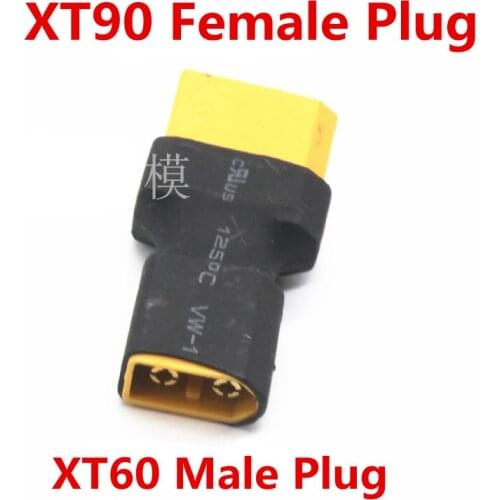 XT60 Male Convert to XT90 Female Connector / Plug for Battery Charger for RC Model Plane / Multicopter