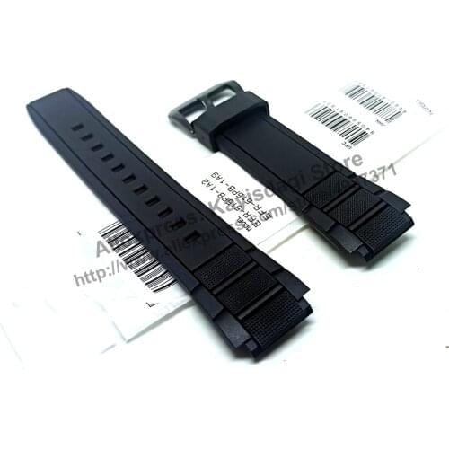 Genuine Casio Edifice EFR-515PB - 18mm Black Rubber Watch Band Strap