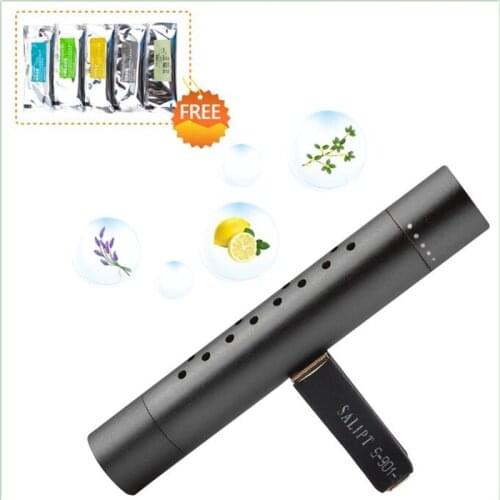 With 5pcs Free Solid Perfume Stick Supplement Car Air Freshener Auto outlet Perfume Air Conditioning Clip Magnet Diffuser