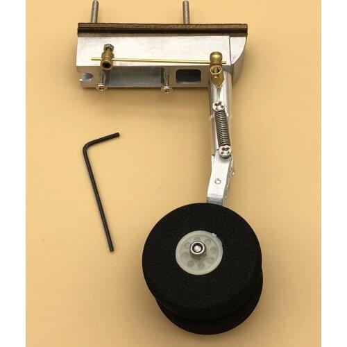 DIY Steerable Dual Wheel Nose Landing Gear for RC Airplane with 2kg Weight