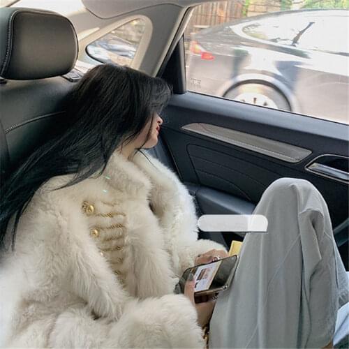 Jacket Women Faux Fur Coat Fur Coat Winter Cotton Padded Thickening Stand Collar Fur Coat Veste Femme