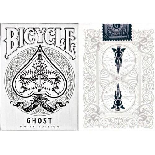 Bicycle Ghost White Legacy Edition Playing Cards Ellusionist Deck USPCC Collectable Poker Magic Card Games Magic Tricks Props