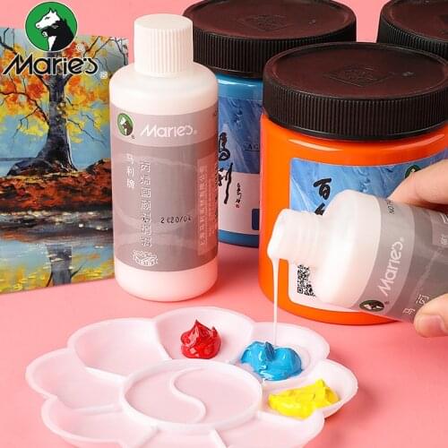 1 Bottle Marie’s Professional Acrylic Fluid Flow Medium 100ml Matte Drawing Tool For Artist DIY Art Supplies