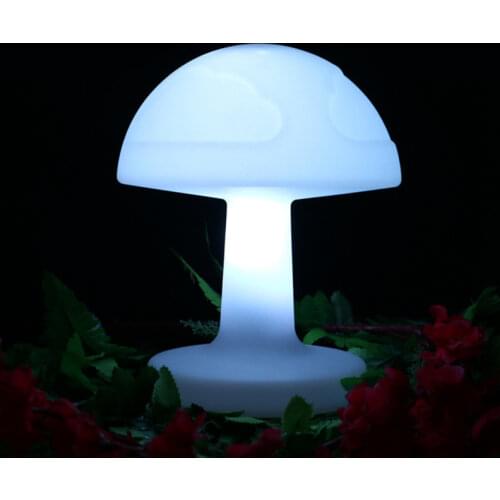 D20*H25cm New 16 Color Changing RGB PE Material LED Table Lamps Lighting for Wedding Atmosphere Night Lamp Free shipping 1pc