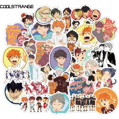 10/30/50Pcs Haikyuu!! Japanese Anime Stickers For Motorcycle Skateboard Bicycle Luggage Laptop Suitcase Guitar Car Stickers
