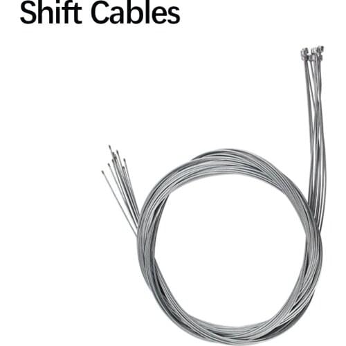 10pcs MTB Bicycle Brake Line Bicycle Speed Line Fixed Gear Shifter Gear Brake Cable Sets Core Inner Wire for MTB Road Bikes