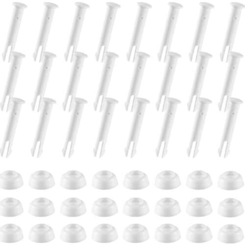 24Pcs ABS Pool Joint Pins, 6cm/2.36in Cap Set Seals for Intex Swimming Pool Replacement Parts 28270-28273