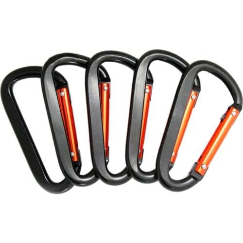 5PCS Large Carabiner Kettle Key Toy Bag Clothing Buckle Multi-function Carabiner
