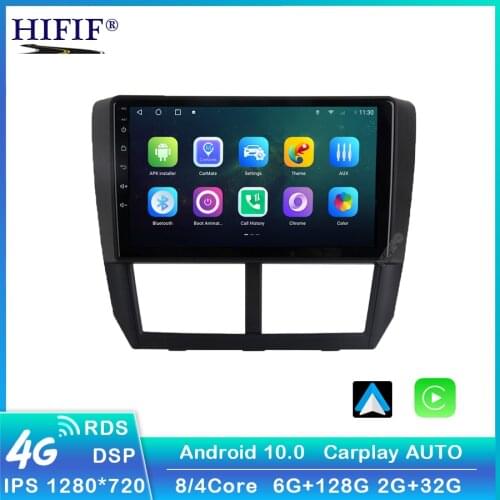 9 Inch 2din Android 10 Car Radio For 2008 2009 2010 2011 2012 Subaru Forester GPS Audio Head Unit Multimedia Player