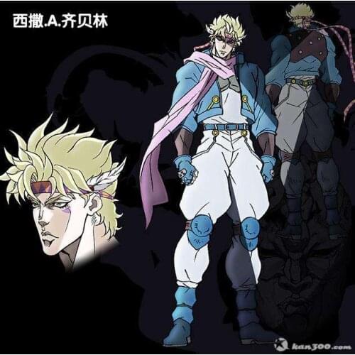 Anime JoJos Bizarre Adventure Caesar Anthonio Zeppeli Cosplay JOJO Caesar Shoes Boots Halloween Carnival Costumes Prop