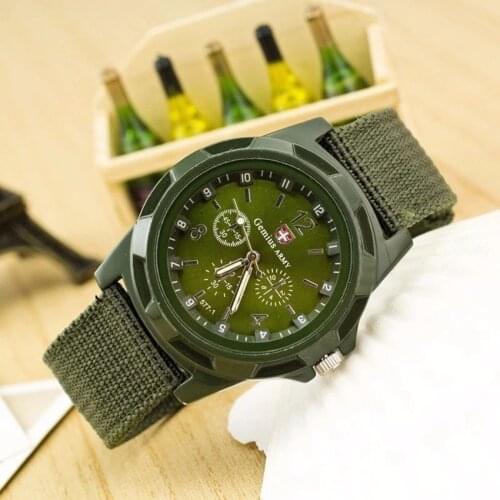 Reloj Watch For Women New Fashion Mens Quartz Military Watch Casual Canvas Men Women Soldier Sports Watches Gift Montre Homme