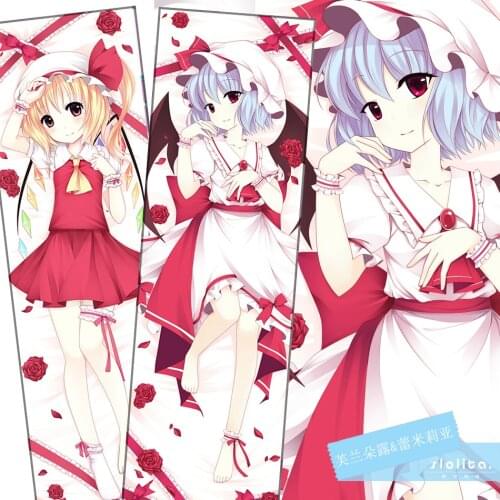 Anime Touhou Project Flandre Scarlet Sexy Dakimakura Hugging Body Pillow Case Cover Pillowcase Cushion Bed Linings Gifts New HM