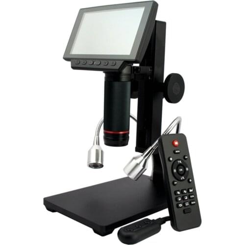 Andonstar HDMI USB Digital Microscope 1-560x 5" HD Industrial Electronic Video Microscopio Mobile Phone Repair Solder Magnifier