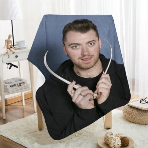 Musife Custom Sam Smith Flannel Blanket Design Your own Blanket Flannel Blankets for Sofa DIY Dropshipping
