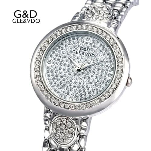 G&D GLE&VDO Womens Silver Watch