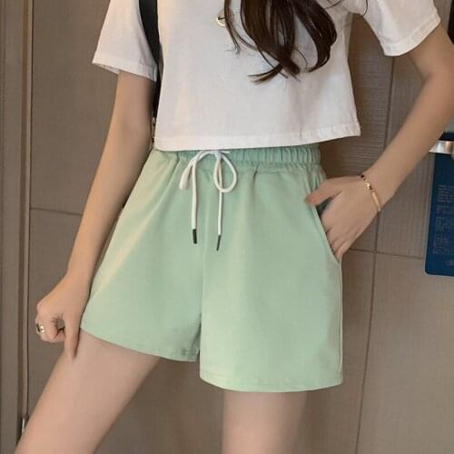 Summer Women Sport Shorts Sweatpants Cotton Loose Quickly Dry Jogger Running Training Gym Workout Casual Short Sportswear