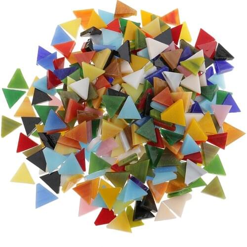 Many Style Colorful Glass Mosaic Tiles Tessera For DIY Craft Handcrafted Toys