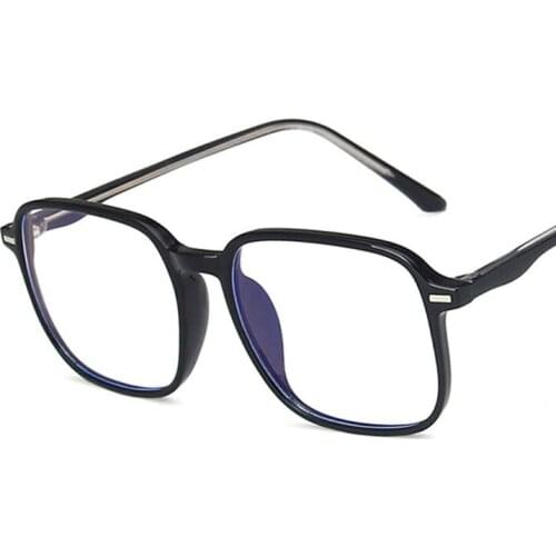 Fashion Classic Square Eyeglasses Frame Women Vintage Anti-blue Light Computer Eyeglasses Men Plastic Glasses Frame 2020