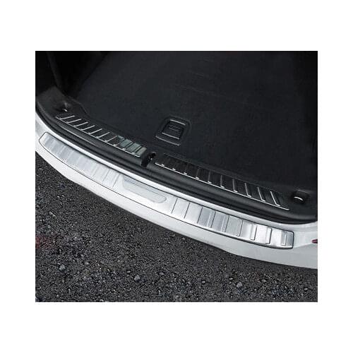 Stainless Steel Outer Rear Bumper Protector Sill Trim 1pcs for BMW X3 G01 2018