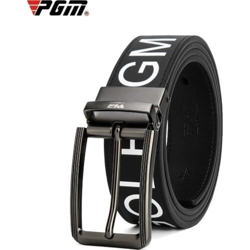 PGM men golf shorts Belt First layer cowhide pin buckle belt Double-sided use PD013