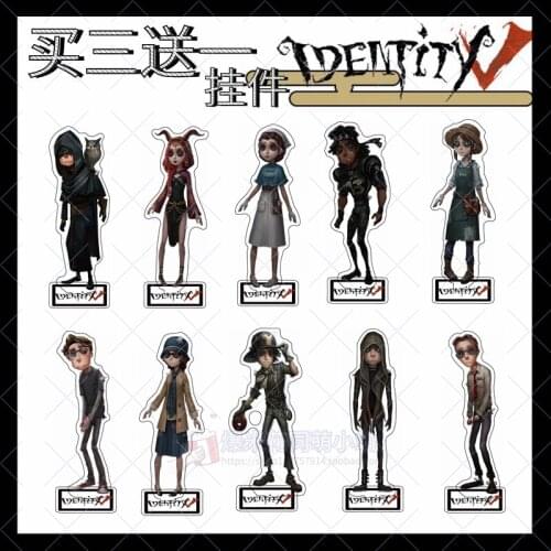 Hot Anime Identity V Emily Dyer Aesop Carl Patricia Dorval Acrylic Figure Stand Display Model Plate Cosplay Decor Collectible