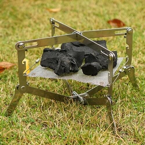 Portable Stainless Steel BBQ Grill Folding BBQ Grill Mini Pocket BBQ Grill Barbecue Accessories For Home Park Use