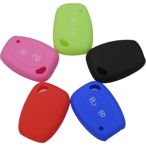 Kutery 2 BTN Silicone Colorful Remote Key Cover Case FOR OPEL VAUXHALL VIVARO MOVANO RENAULT MASTER TRAFIC KANGOO NISSAN