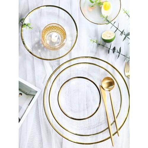 The Nordic ins wind phnom penh glass tableware fruit salad bowl