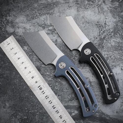 Petrified fish K110 steel PFE01 Folding Knife G10 handle ceramics ball bearing outdoor EDC pocket tool camping hunting knives