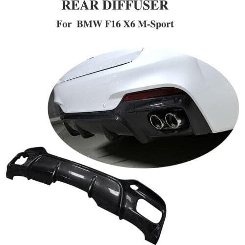 Carbon Fiber Rear Diffuser Lip Bumper Spoiler for BMW X5M F85 2015 2016 2017 2018