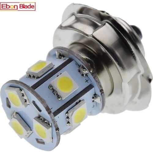 1Pcs Motorbike LED Headlight P26S Bulb 6V 12V Volt Motorcycle Headlamp Light 5050 9SMD Scooter Moped Moto Bike Front Head Lamp