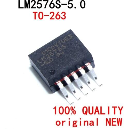 10pcs LM2576S-5.0 TO263 LM2576SX-5.0 TO-263 LM2576-5.0 5V new and original