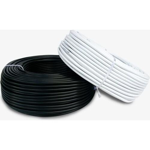 100m Monitoring power cord / 2 core / flat sheathed cable / RVVB 2X0.75 mm2 square / pure copper wire