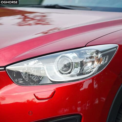 2 Pcs Car Headlight Protective Film Transparent TPU Decal Sticker for Mazda CX5 KF 2018 2019 2020 KE 2012-On Accessories