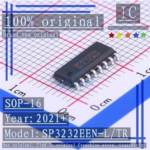 2021+ 100% Brand new original 10PCS-50PCS SP3232EEN-L/TR SP3232 SOP-16 Transceiver chip