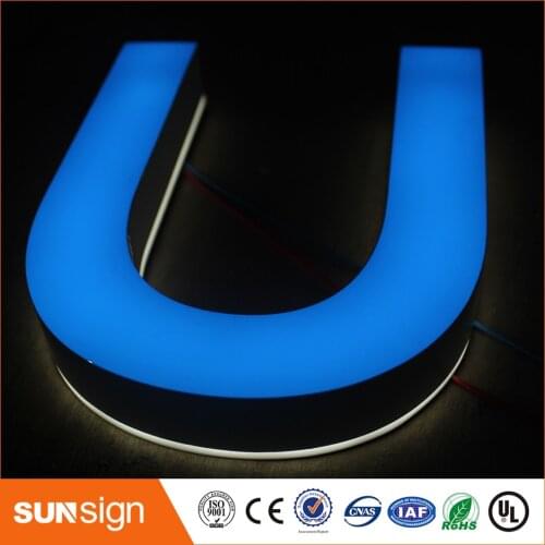 3D Acrylic LED Letters sign Advertising Signs customized for shop