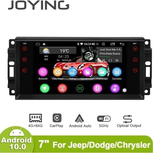 7inch Android10 Multimedia Radio Play for Jeep Commander Compass Wrangler Unlimited Grand Cherokee/Chrysler/Dodge/Dura/Sebring