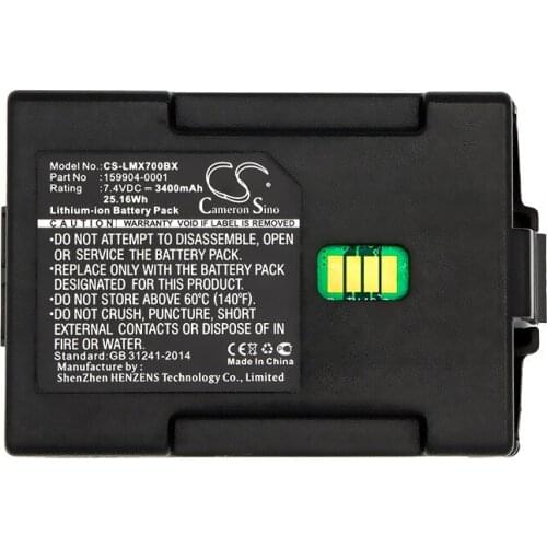 Cameron Sino 2600mAh/3400mAh Battery 159904-0001, 163467-0001 for LXE MX7