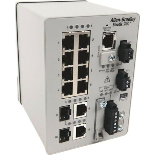 Allen Bradley 1783-BMS10CGN Ser A Stratix 5700 Managed EtherNet Switch PN-141663