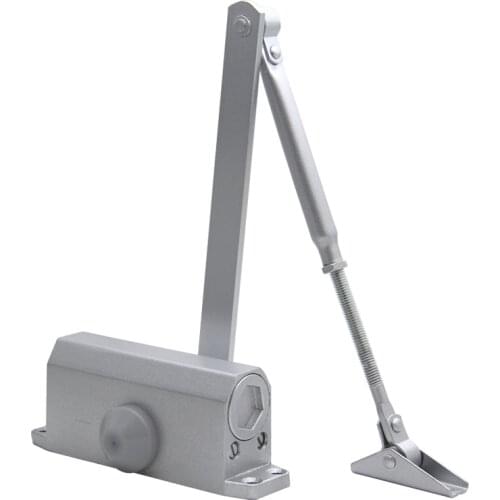 Automatic Hydraulic Arm Door Closer Stopper Mechanical Speed Control Up to 45KG