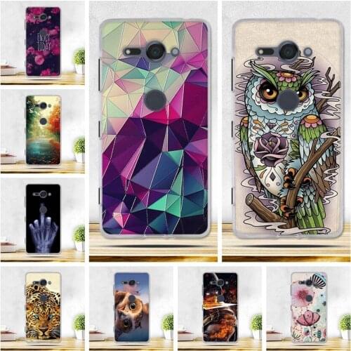 Case For Sony Xperia XZ2 Compact Case Soft Silicone back Shell Cover For Fundas Sony Xperia XZ2 Compact H8314 H8324 Phone Cases
