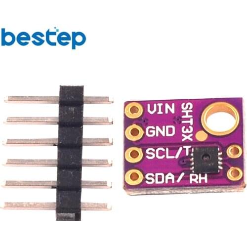 SHT30/SHT31/SHT35 Digital Output Temperature and Humidity Sensor Module IIC I2C Interface 3.3V GY-SHT31-D For Arduino
