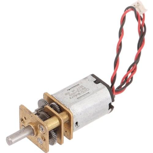 DC 3V-12V 60RPM Slow Speed Micro Mini N20 Full Metal Gearbox Gear Reducer Motor